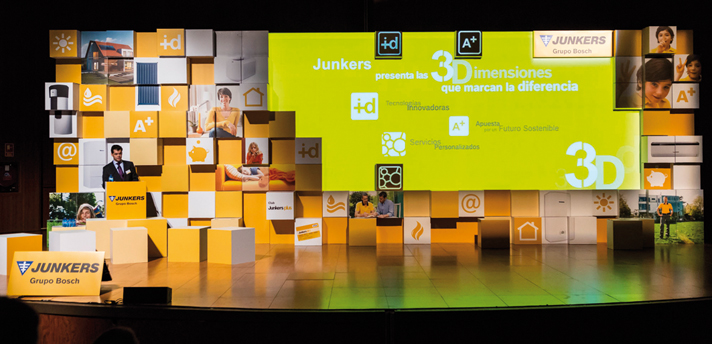 Una de las presentaciones de Junkers en la gira