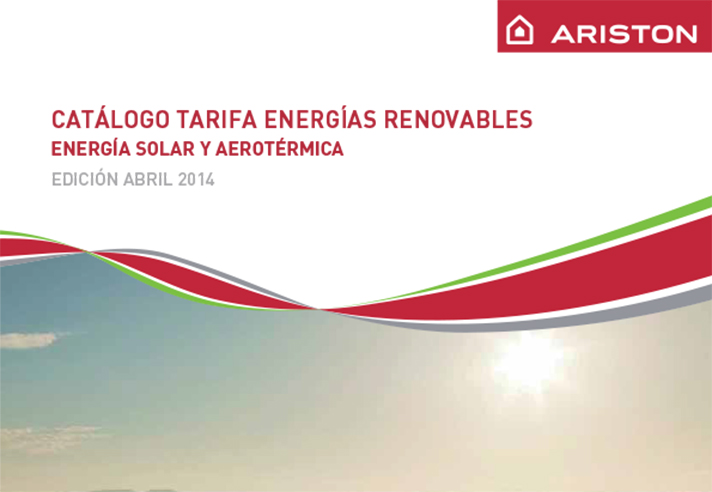 Nuevo catálogo de energías renovables de Ariston