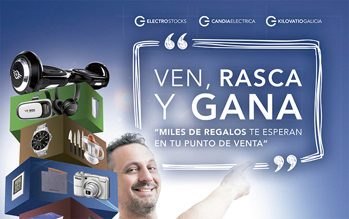 Grupo Electro Stocks lanza una nueva campaña promocional del ‘Rasca & Gana’ con más de 6.000 regalos
