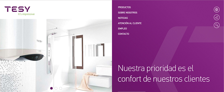 Tesy cuenta con nueva página web más funcional y dinámica